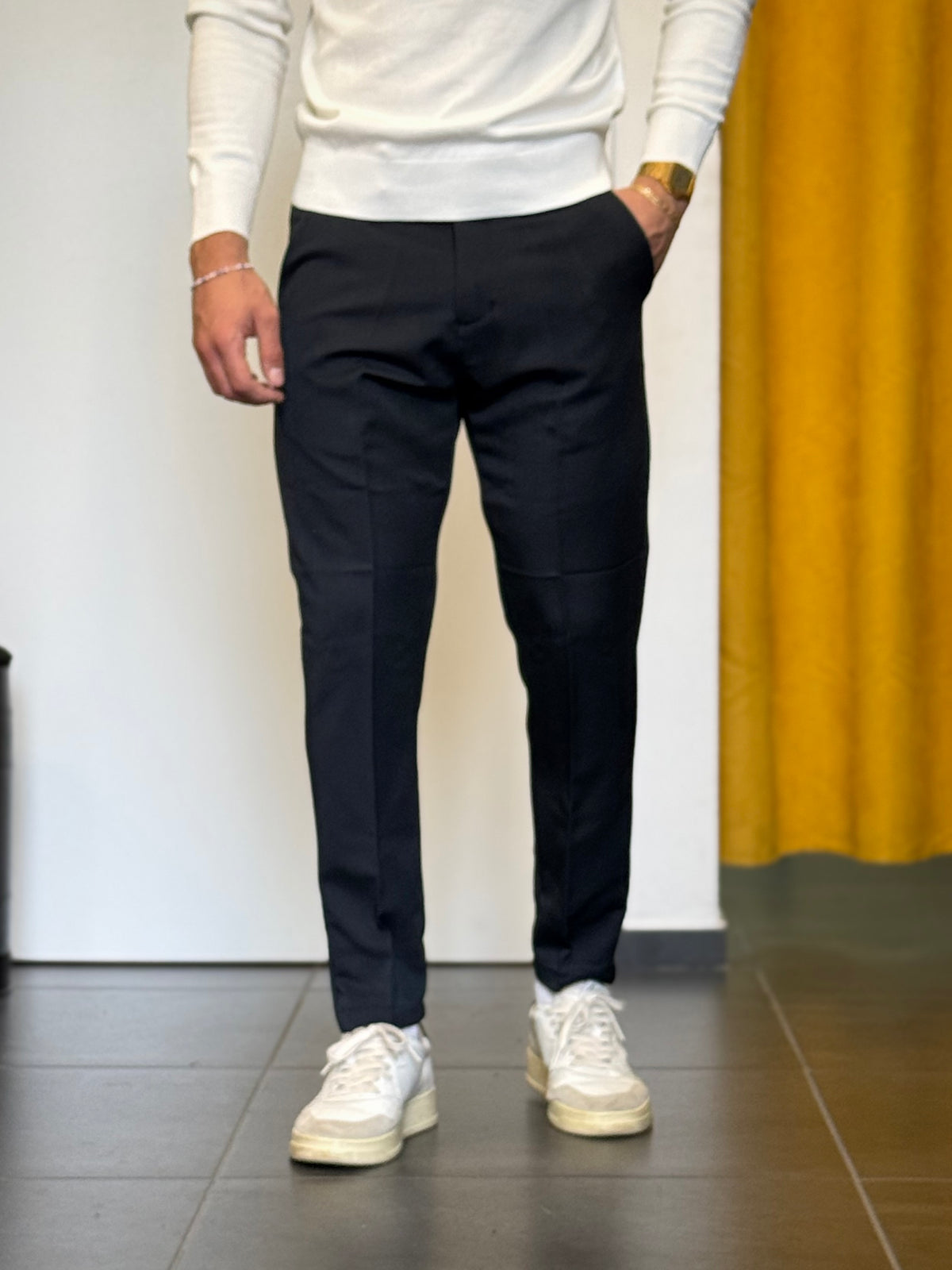 PANTALONE Slim Fit BLU NAVY