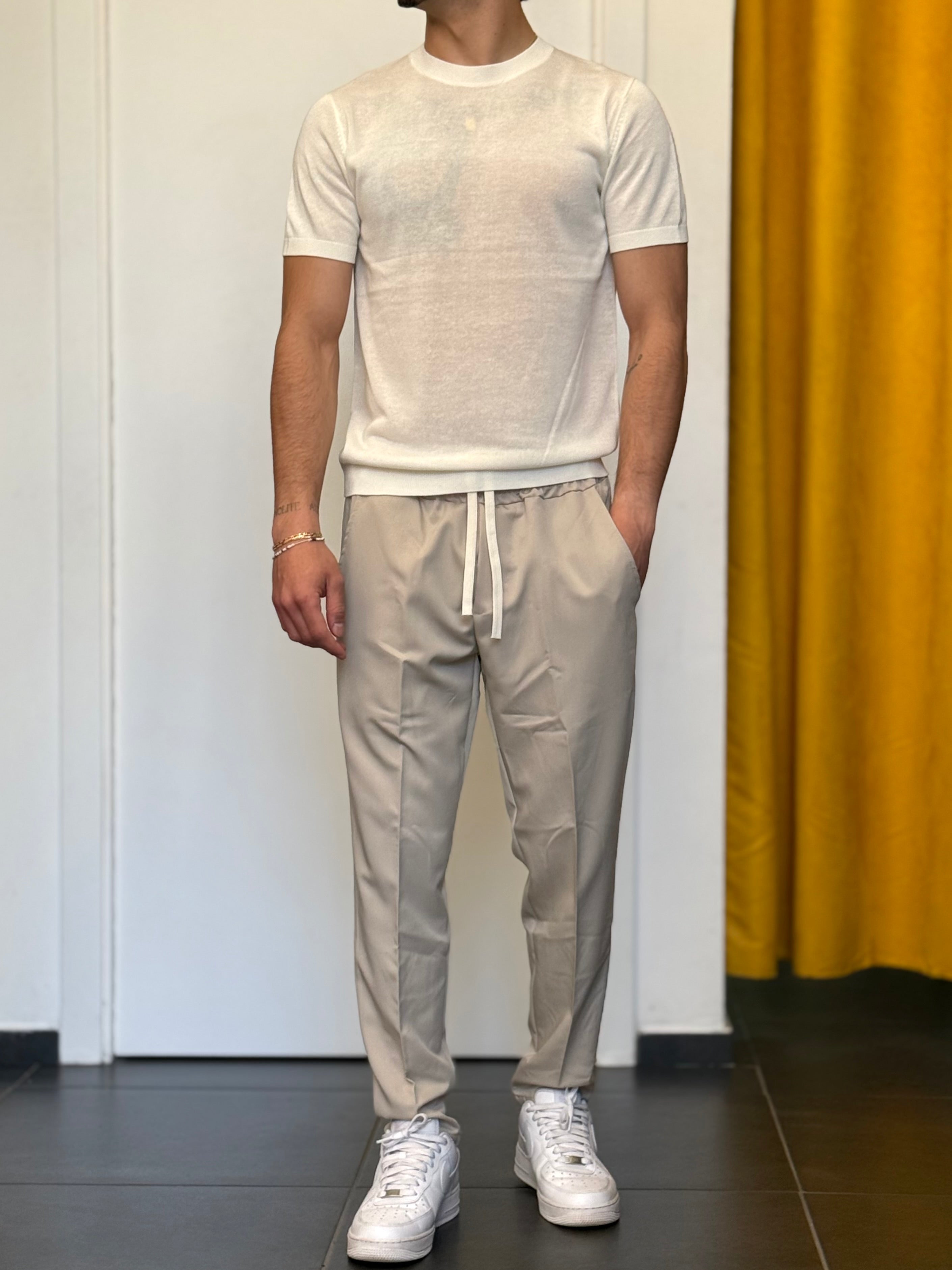PANTALACCIO Slim Fit BEIGE