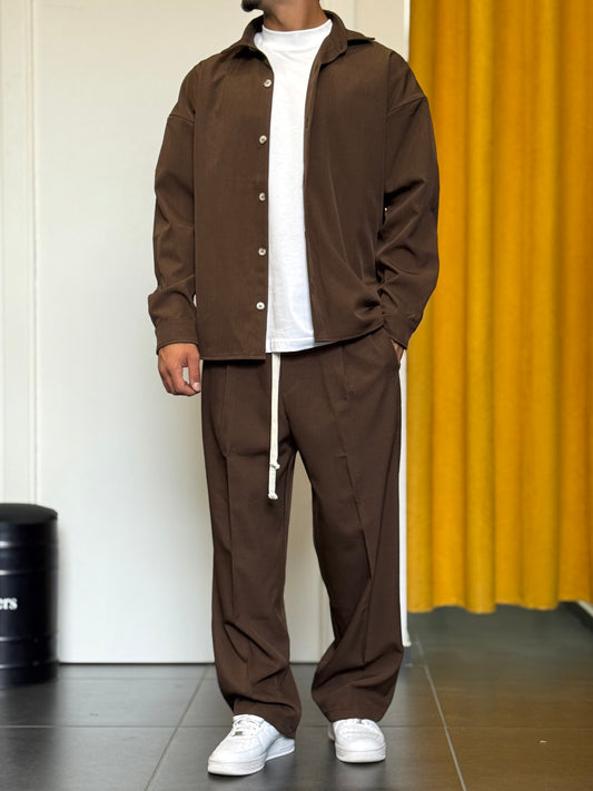 COORDINATO CASUAL Oversize MARRONE