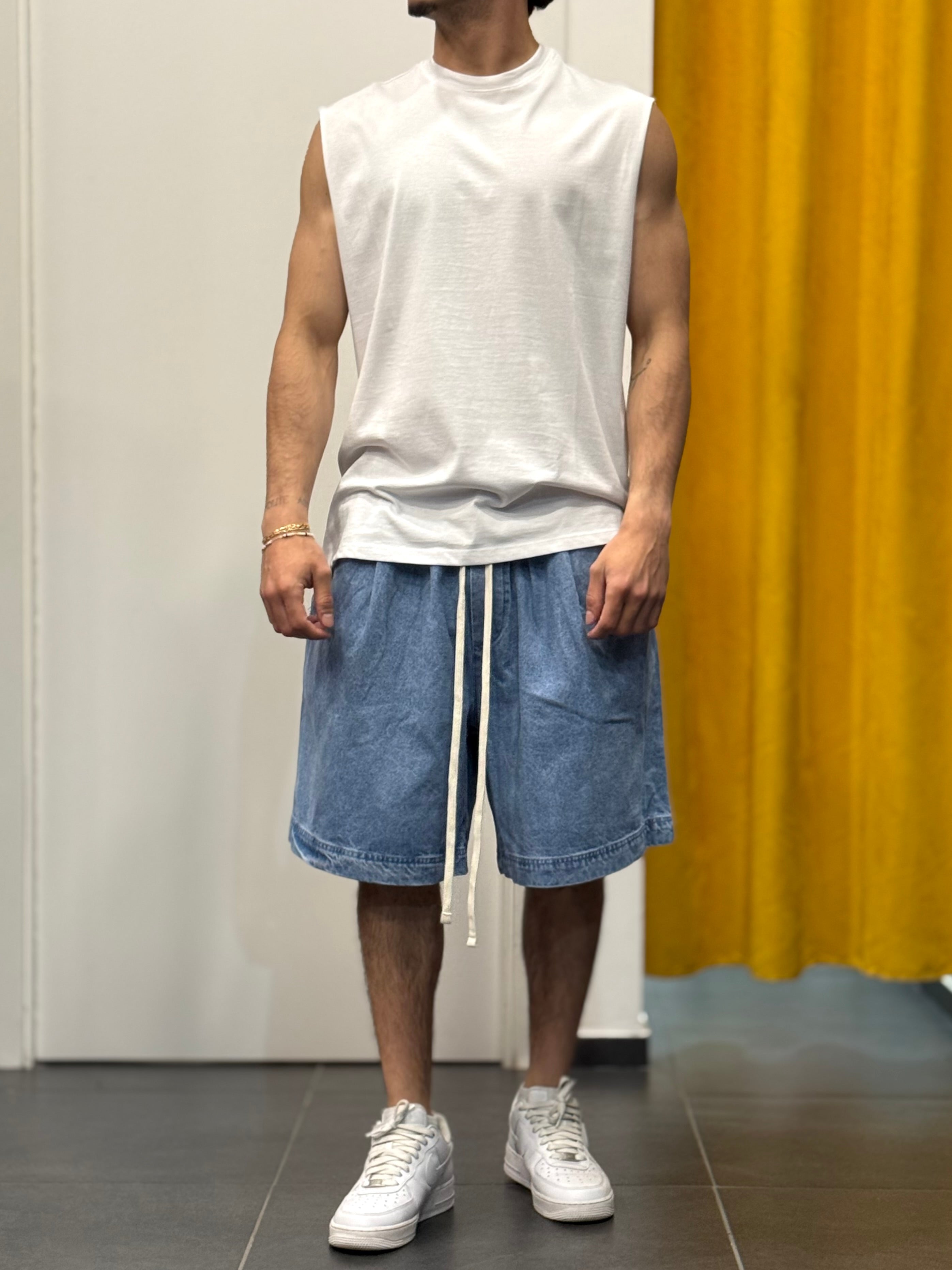 BERMUDA Oversize Denim BLU