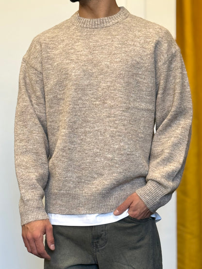 MAGLIONE Semi-Over BEIGE