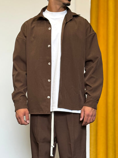 COORDINATO CASUAL Oversize MARRONE