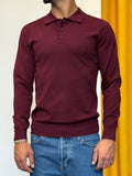 POLO Slim Fit BORDEAUX