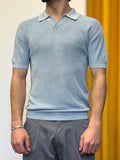 POLO Slim Fit CELESTE