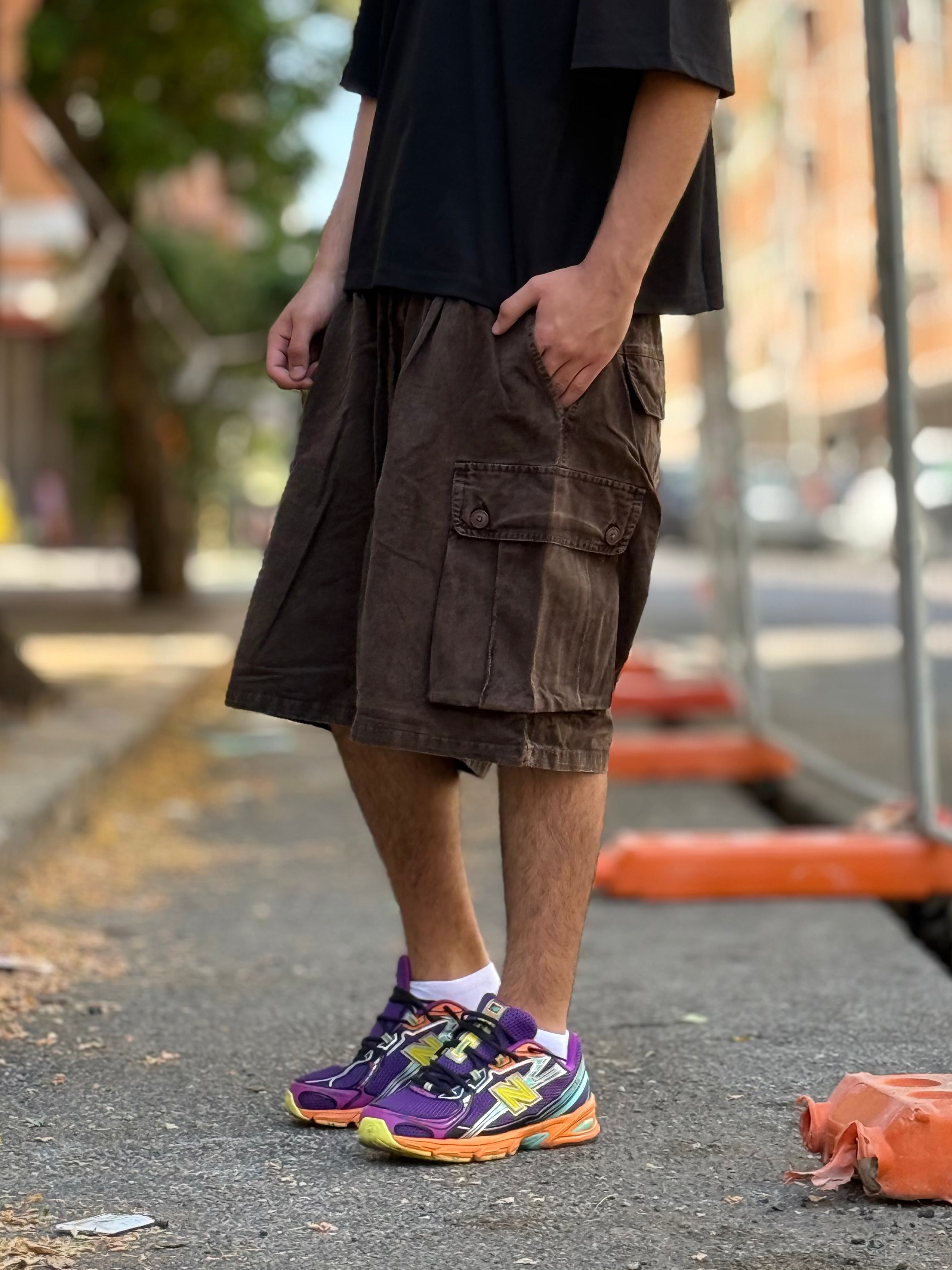 BERMUDA CARGO Stone Washed MARRONE