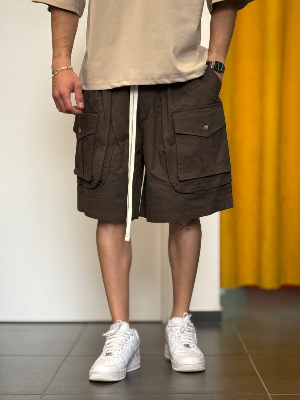 BERMUDA Front Cargo MARRONE