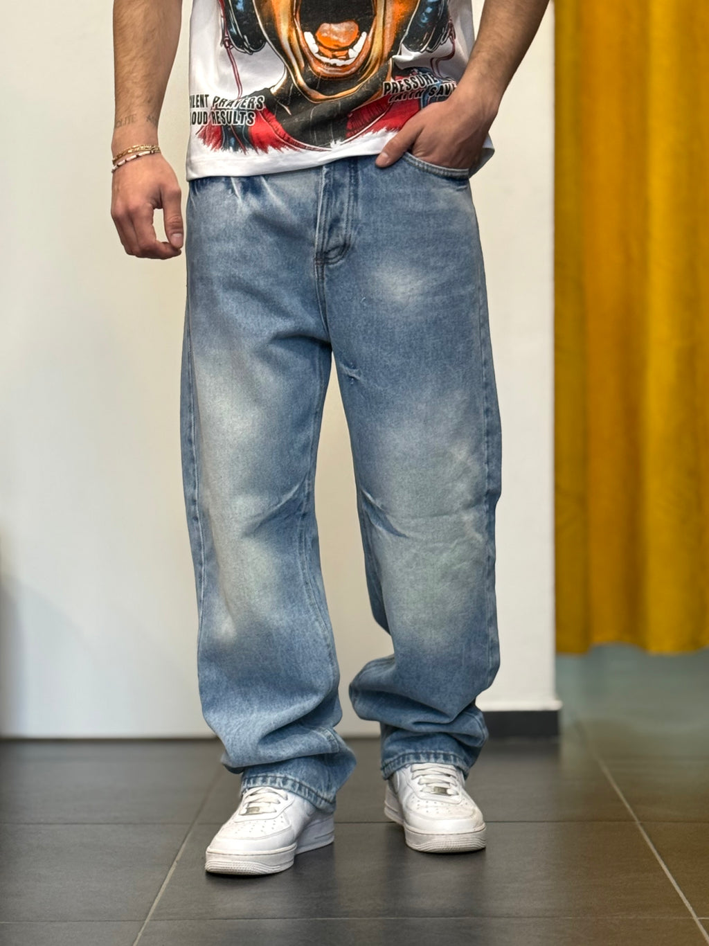 DENIM Baggy BLU CHIARO