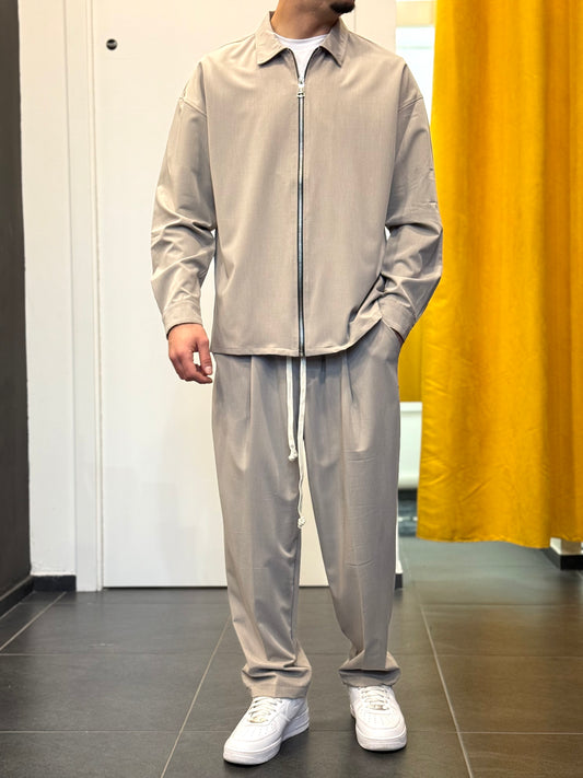 COMPLETO Camicia/Pantalone Elegante/Sportivo SABBIA