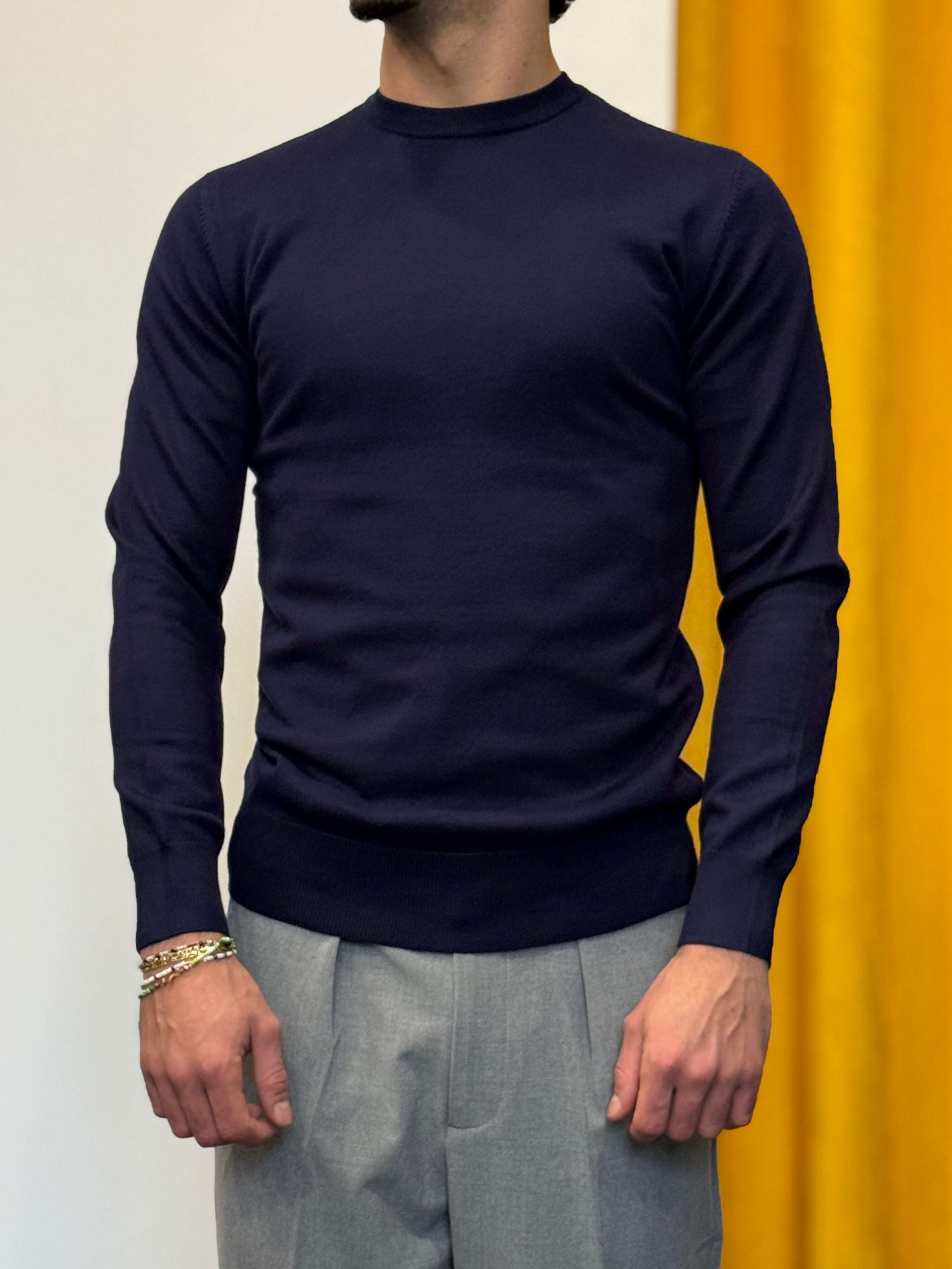 MAGLIONE Slim Fit BLU NAVY