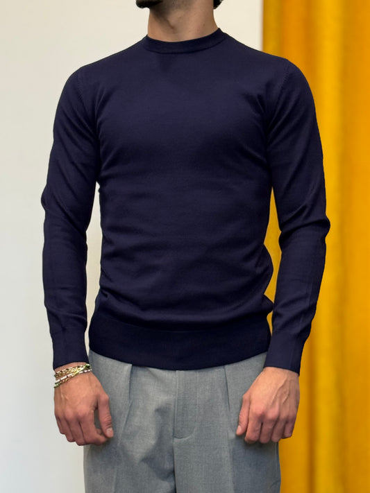 MAGLIONE Slim Fit BLU NAVY