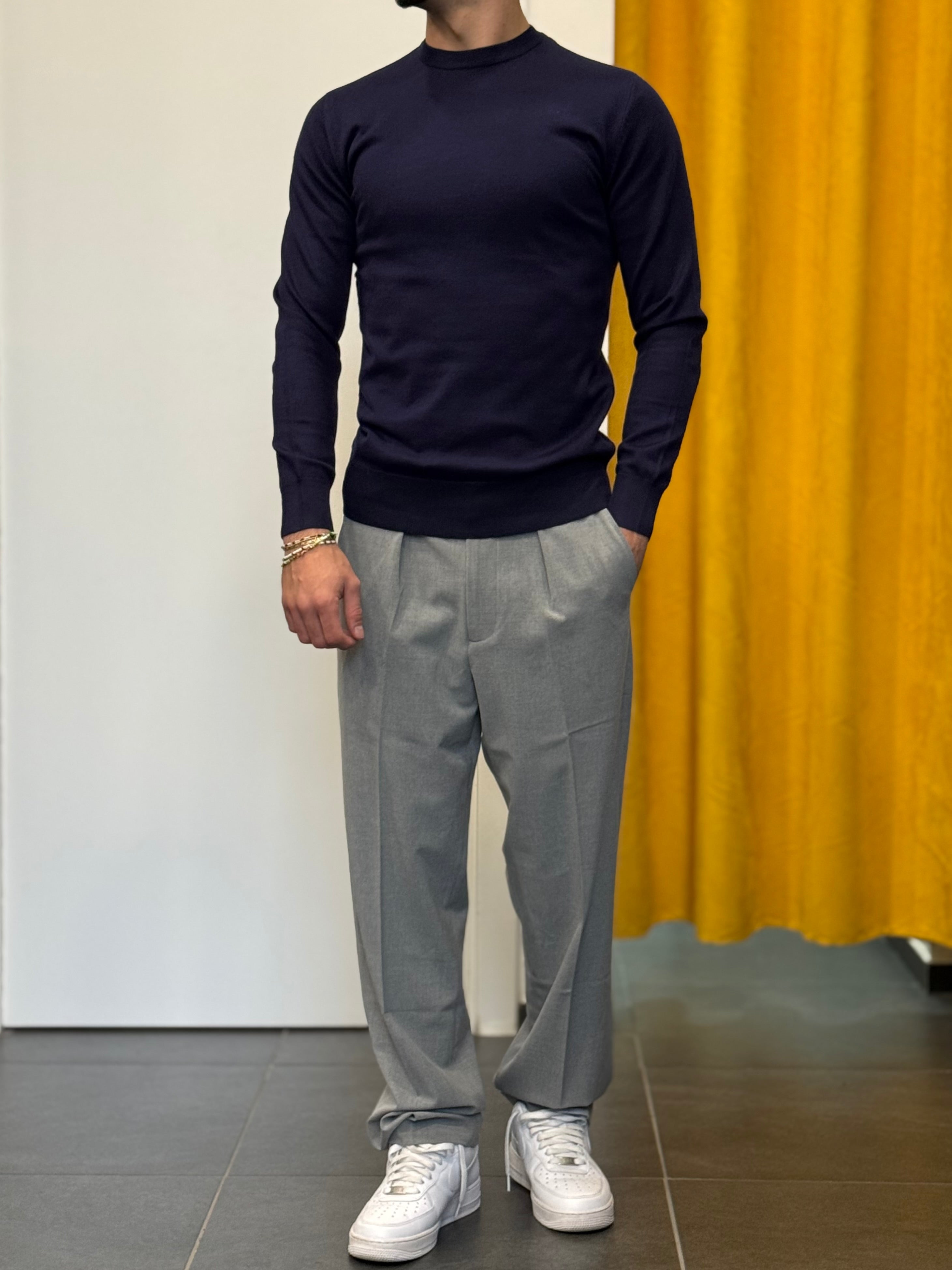 MAGLIONE Slim Fit BLU NAVY