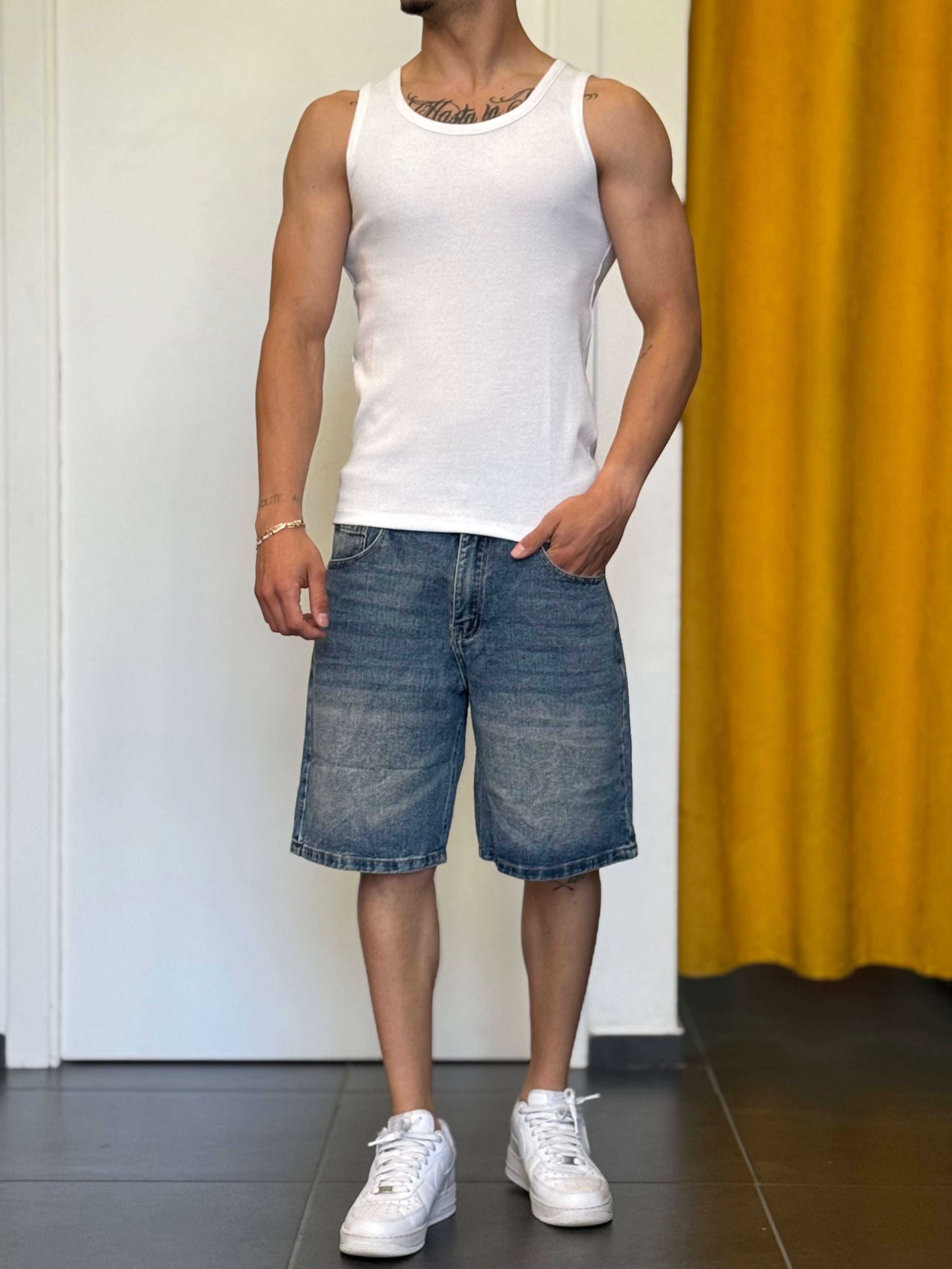 CANOTTA Slim Fit BIANCO