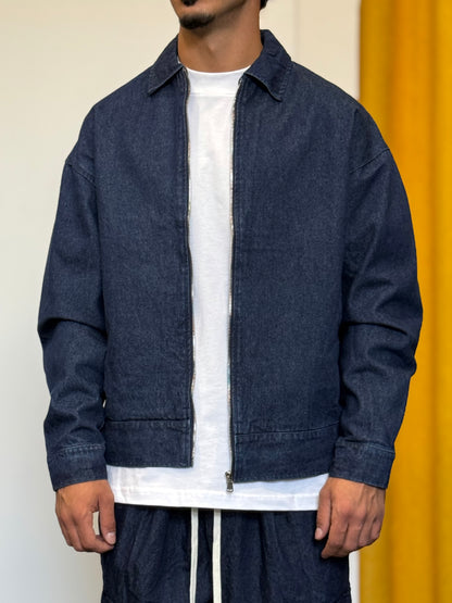 GIACCA CASUAL Denim BLU