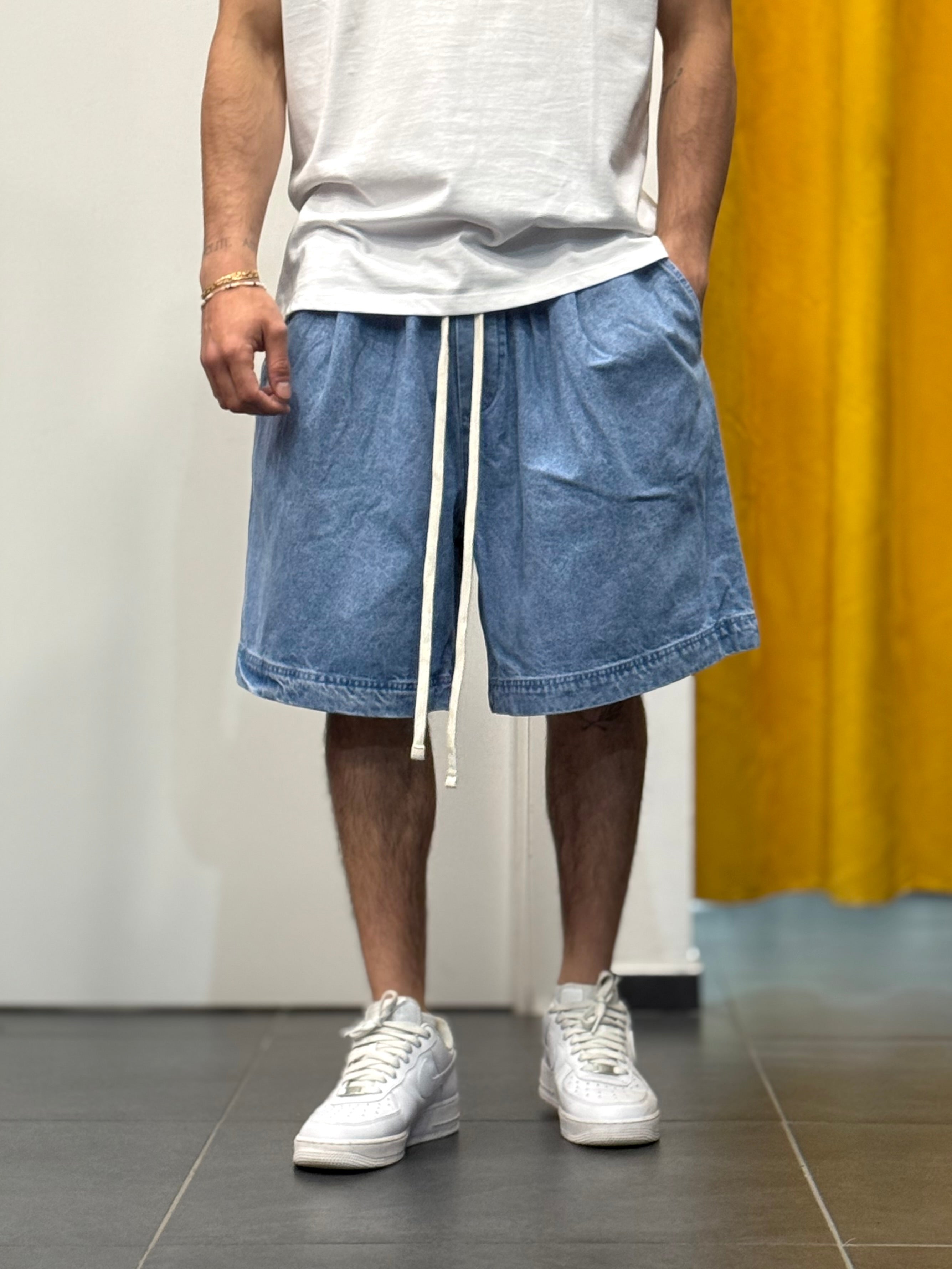BERMUDA Oversize Denim BLU