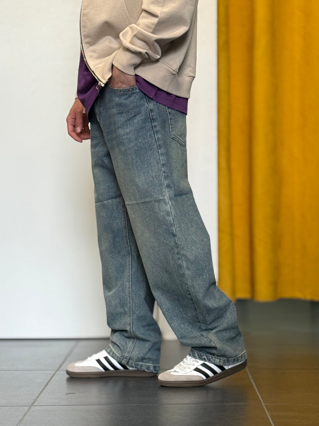 DENIM Balloon BLU CHIARO