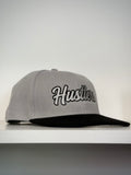 CAPPELLO Ricamo HUSTLERS GRIGIO/NERO