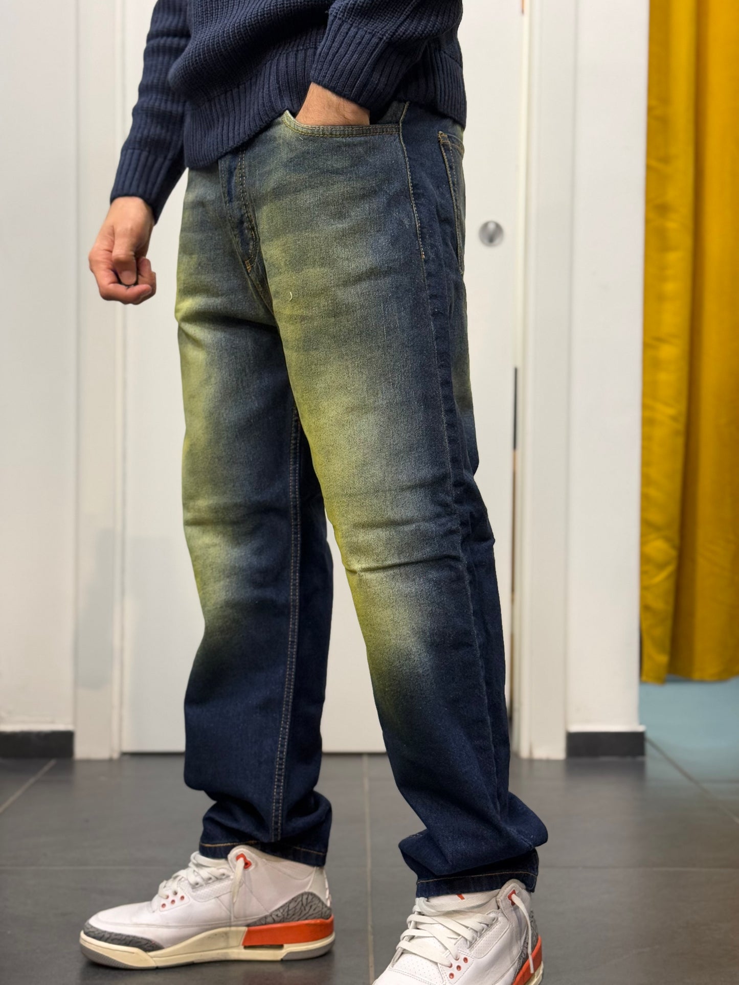 DENIM Blu Scuro Slavato