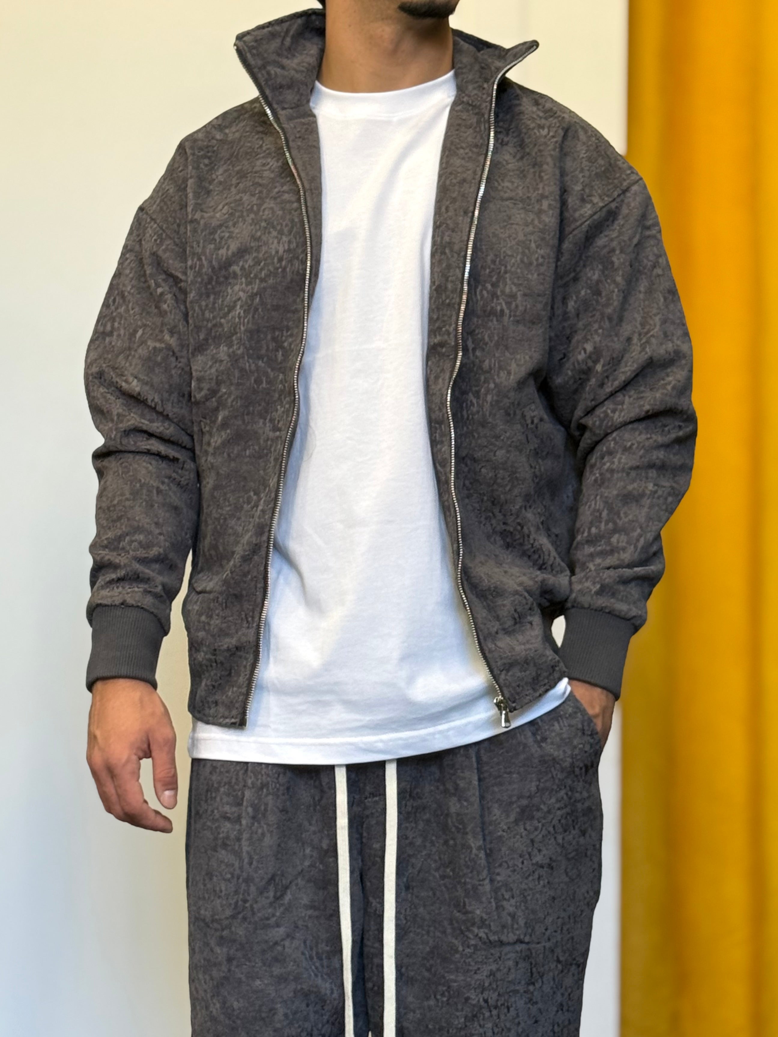 GIACCA Zip GRIGIO SCURO