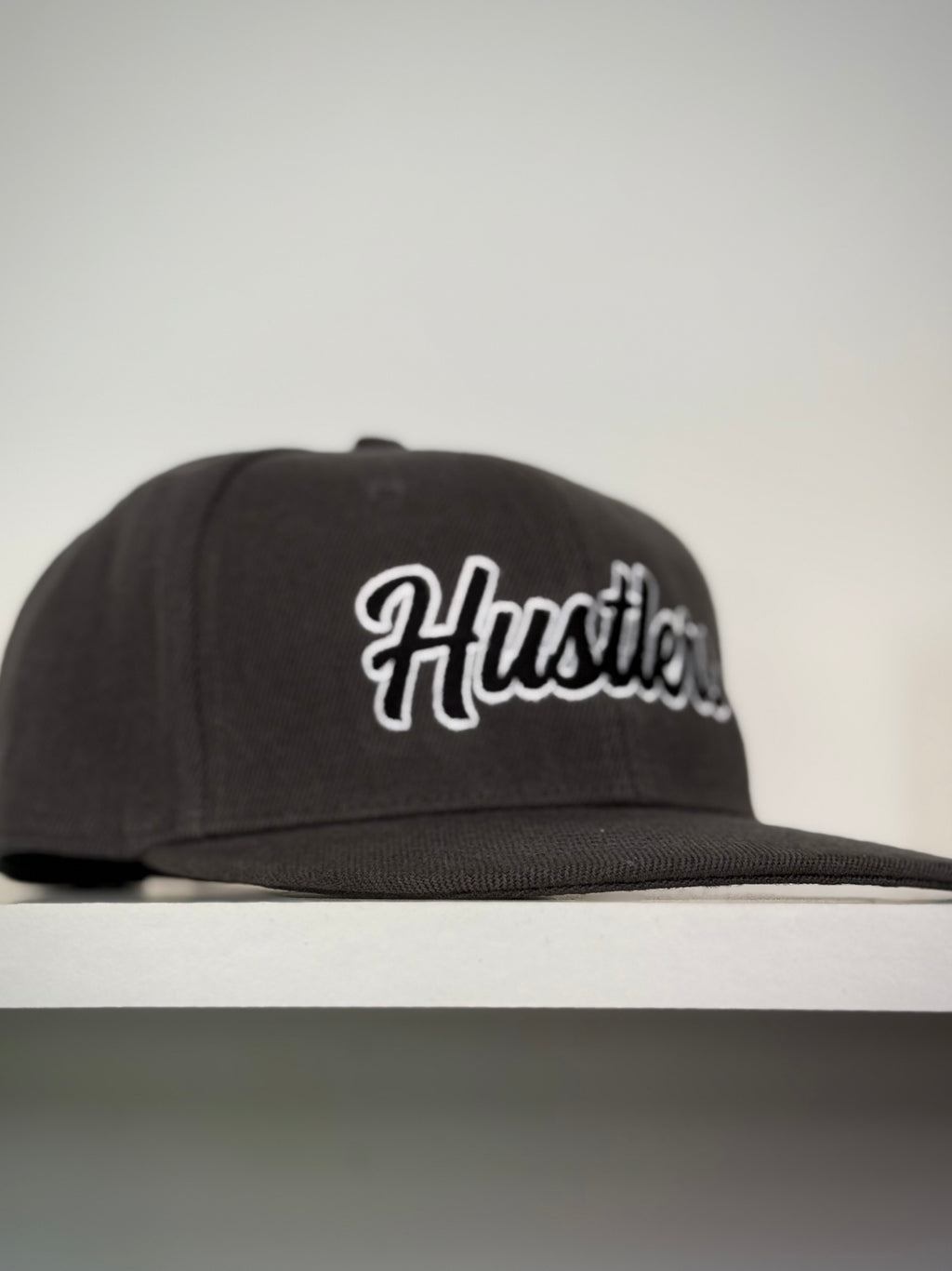 CAPPELLO Ricamo HUSTLERS GRIGIO PIOMBO