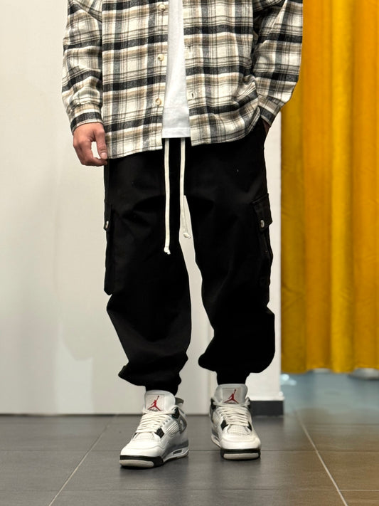 PANTALONE Cargo NERO