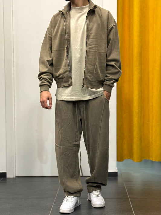 TUTA Full Zip STONE WASHED FANGO