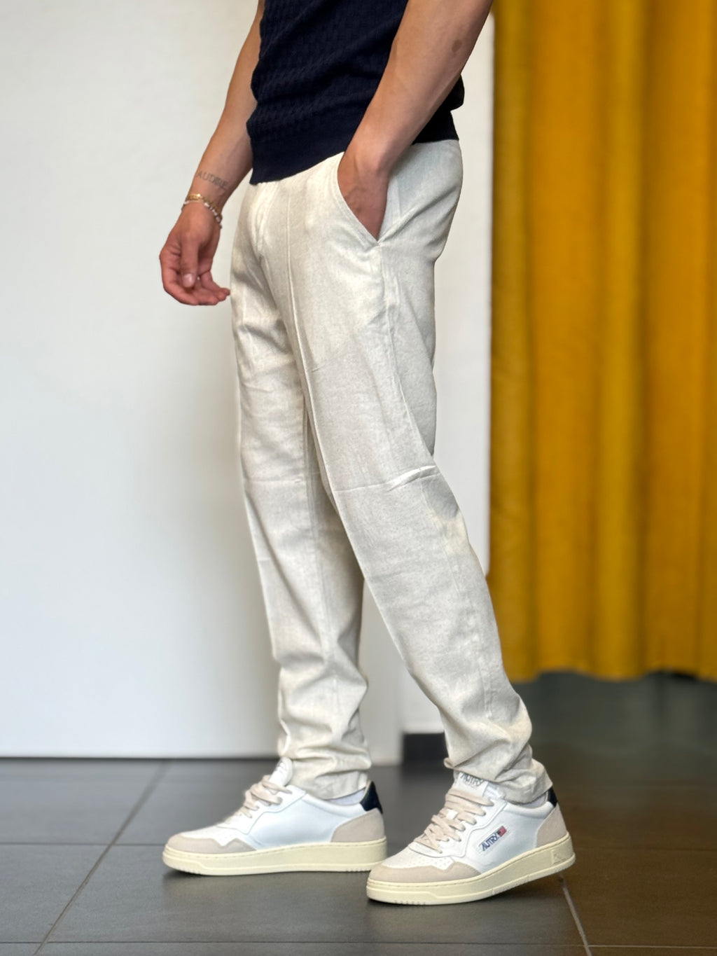 PANTALONE Slim BEIGE