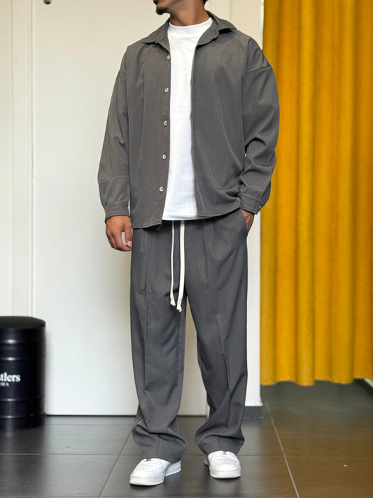 COORDINATO CASUAL Oversize GRIGIO SCURO