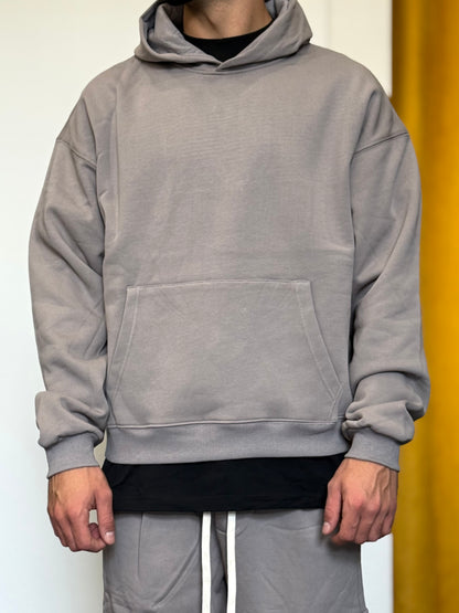 COMPLETO TUTA Cappuccio + Cargo GRIGIO