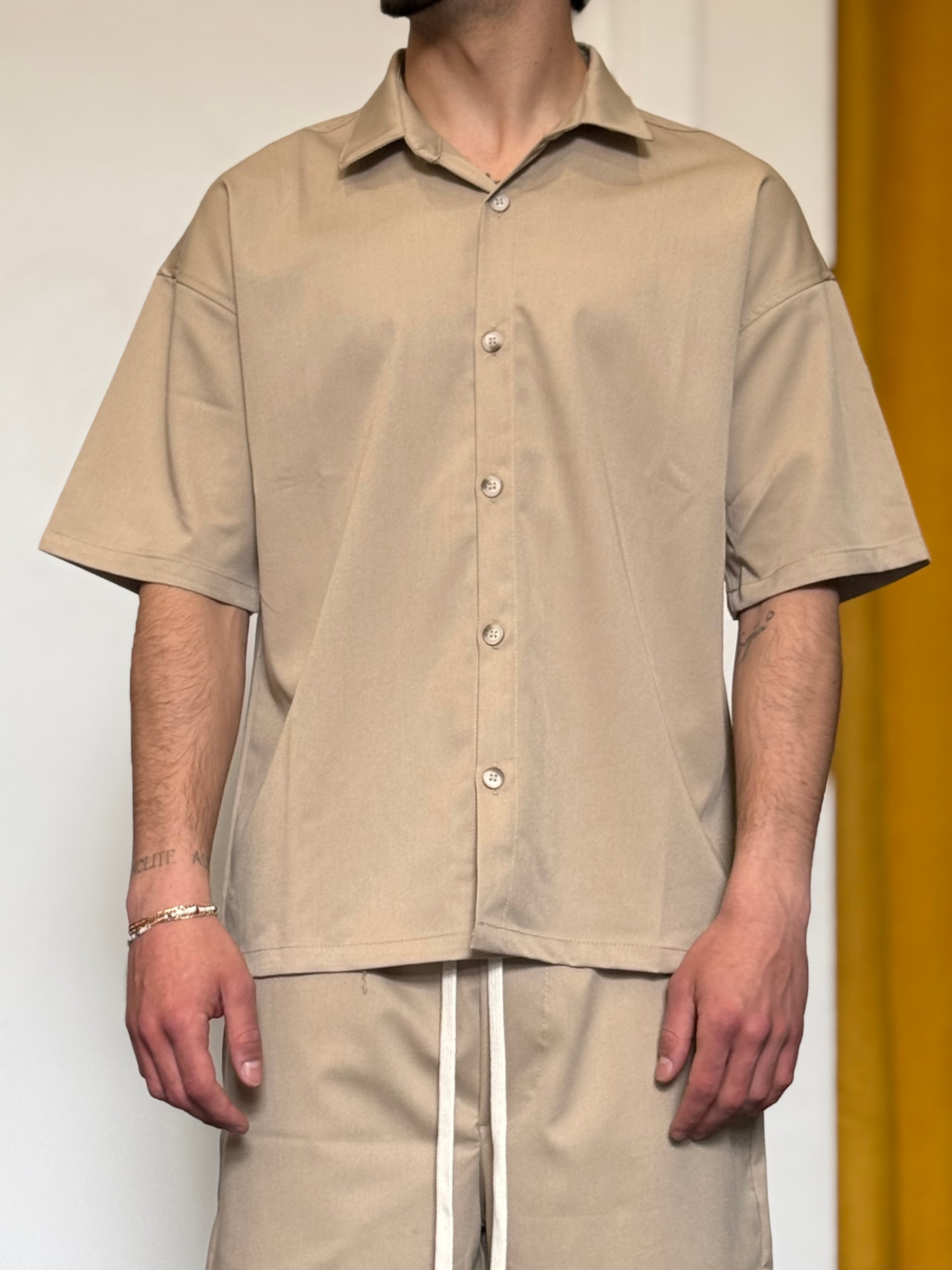 COORDINATO Camicia BEIGE