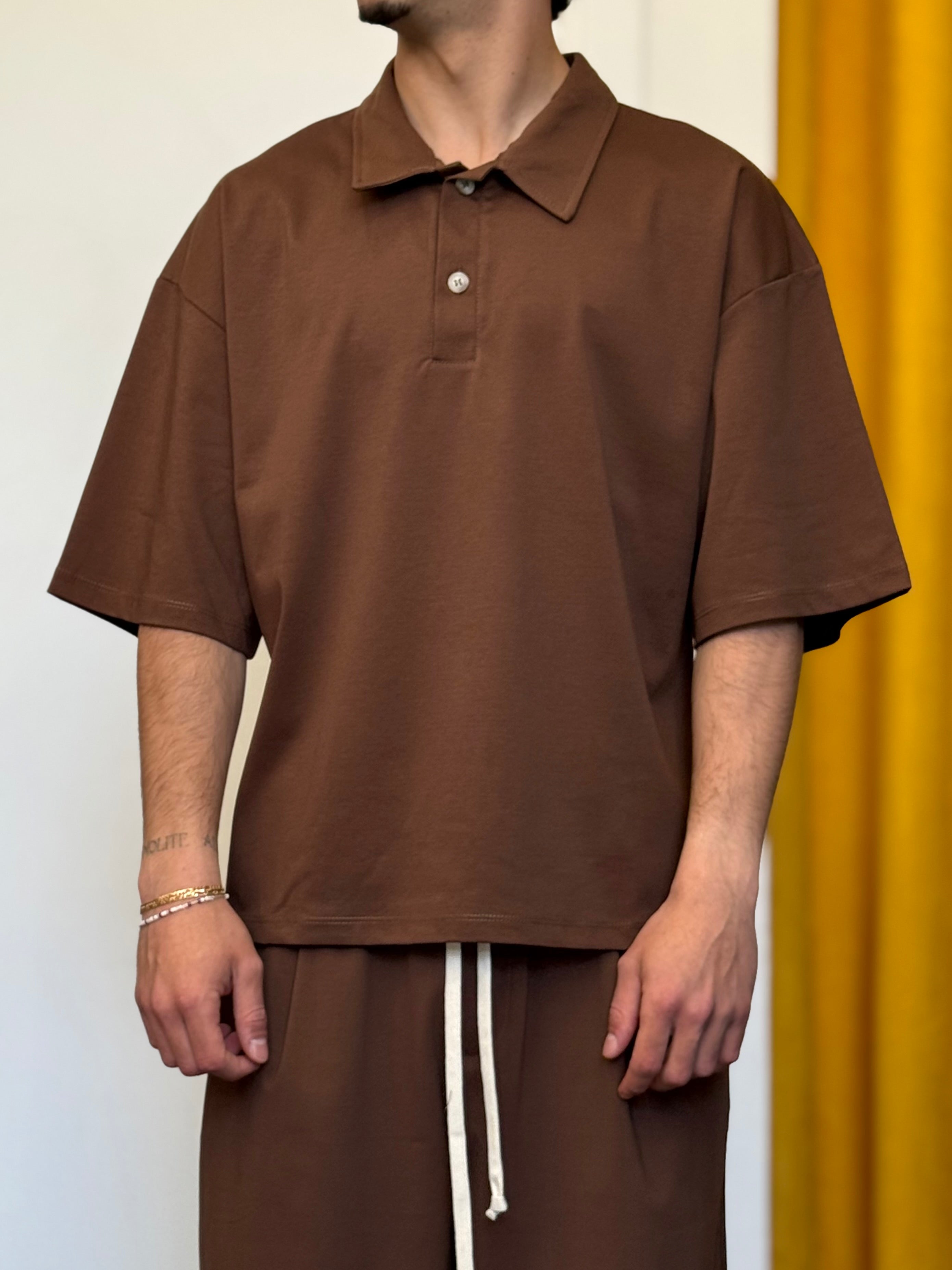 COORDINATO Polo MARRONE