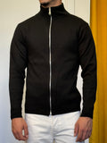 MAGLIONE Full Zip NERO