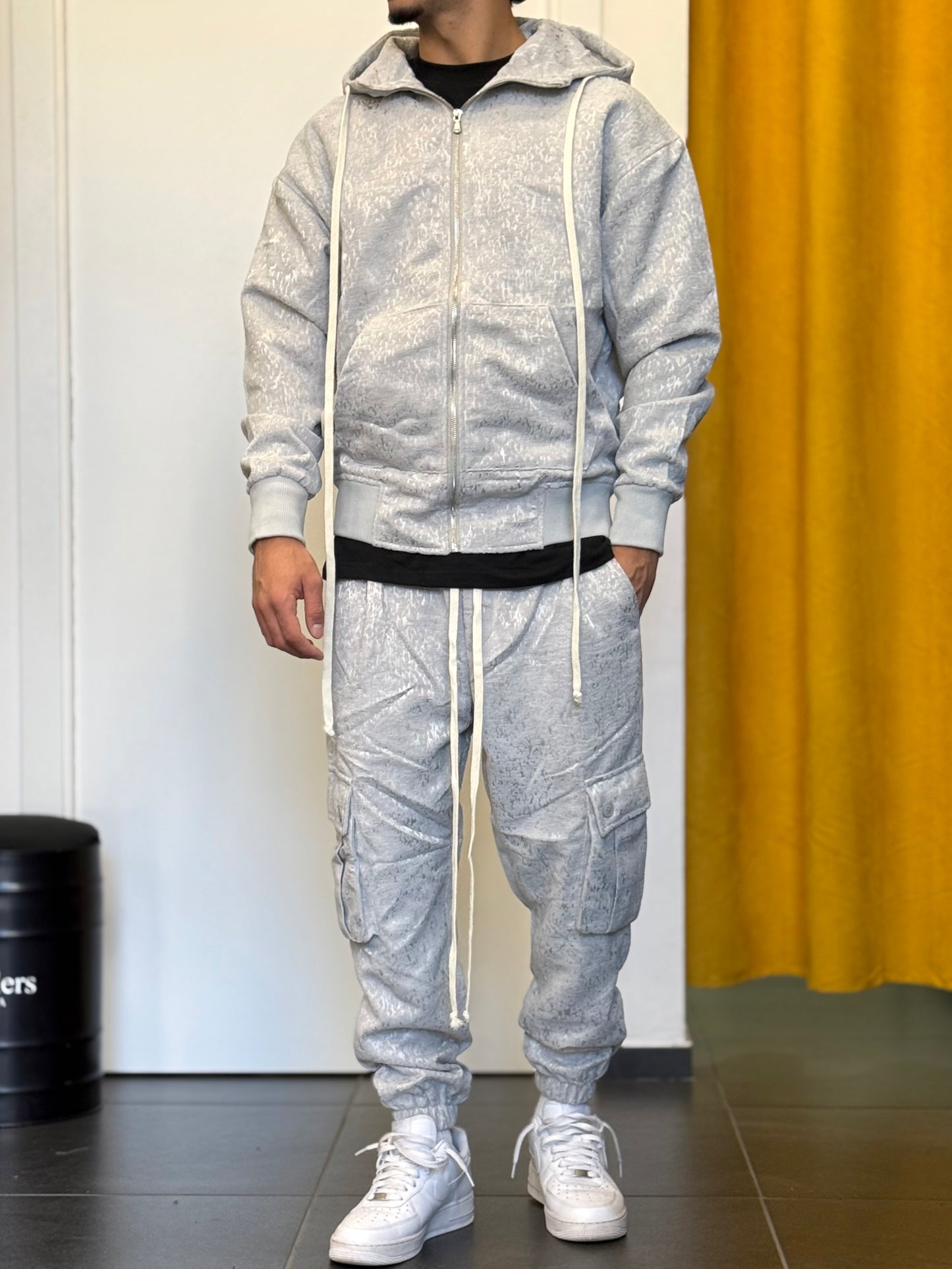 COMPLETO TUTA Cargo GRIGIO CHIARO