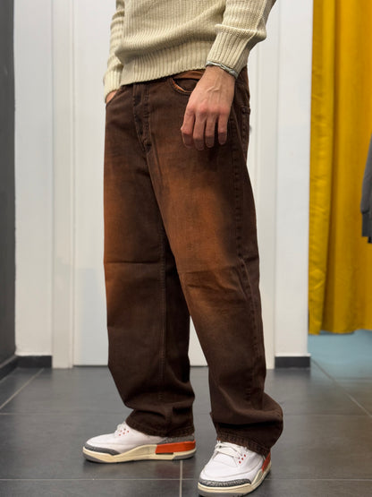 DENIM Marrone Slavato BAGGY