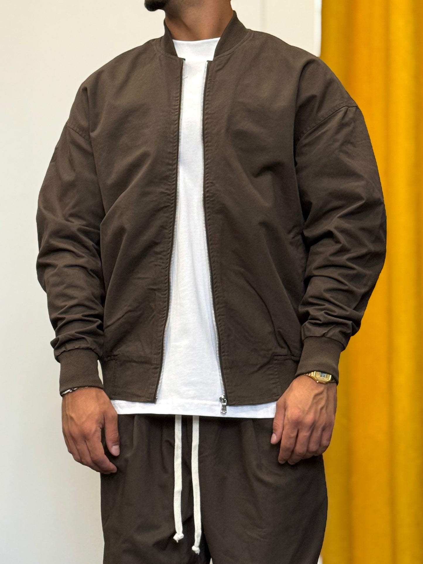 GIACCA Bomber MARRONE