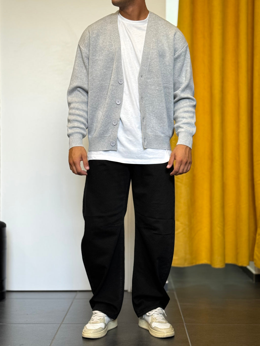 CARDIGAN Regular Fit GRIGIO
