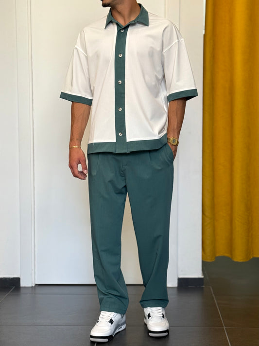 COMPLETO Camicia/Pantalone VERDE