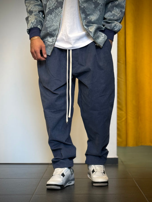 Sartoriale - PANTALONE Blu Vestibilità Oversize