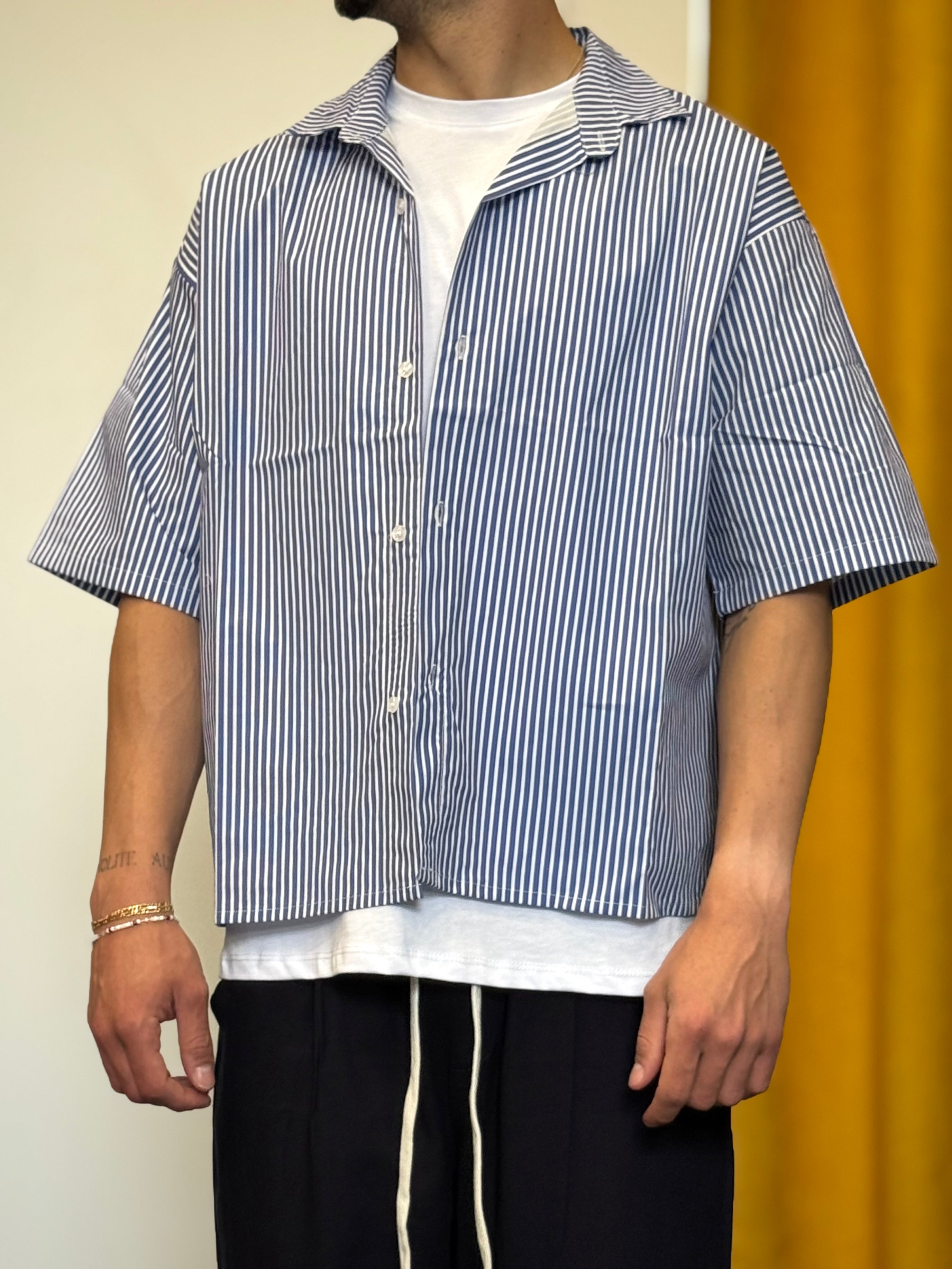 CAMICIA Mille Righe BLU