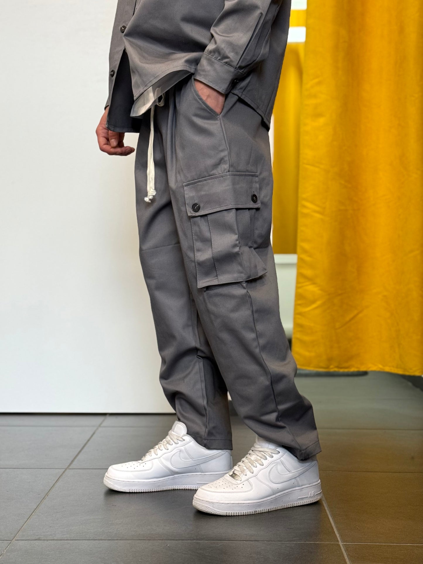 COMPLETO Camicia/Pantalone PIOMBO