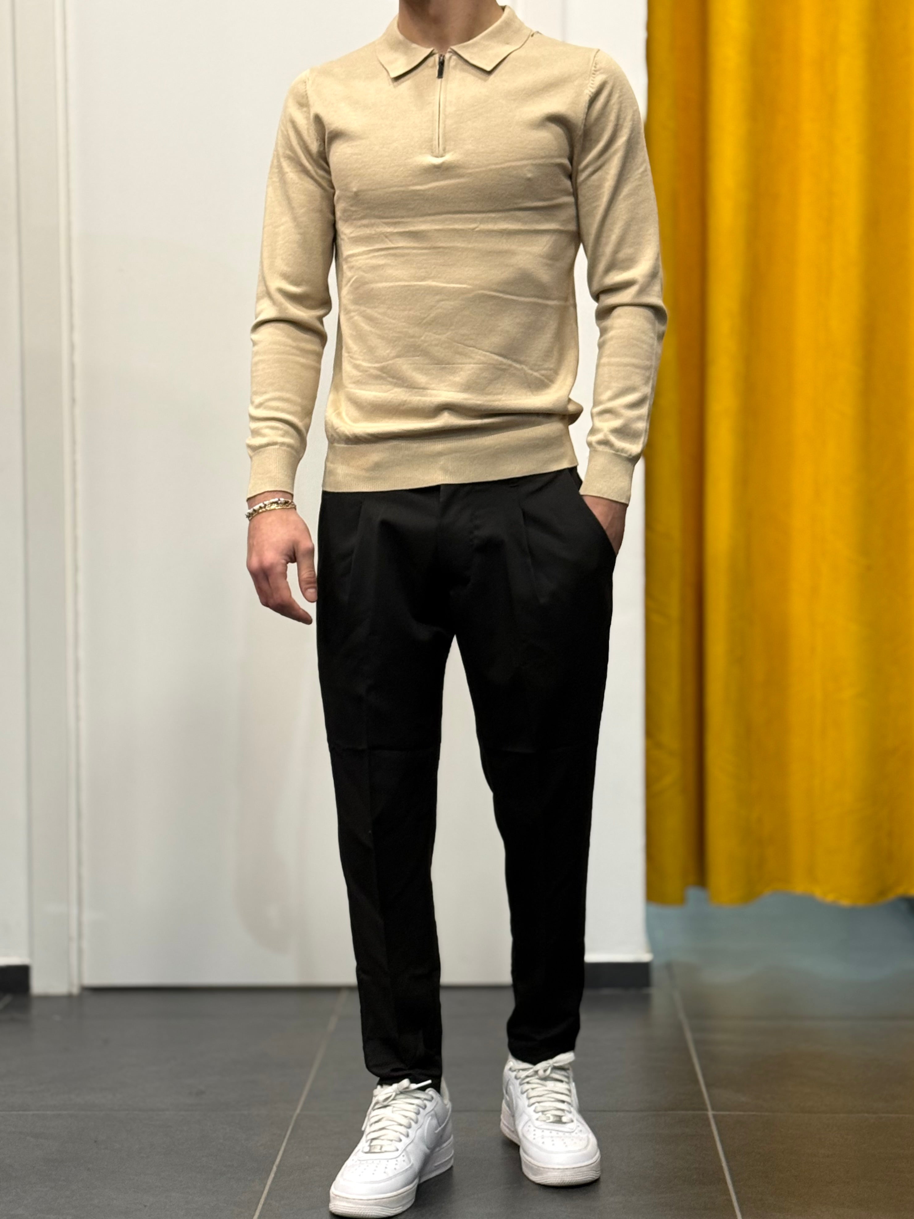 PANTALONE Slim Fit NERO