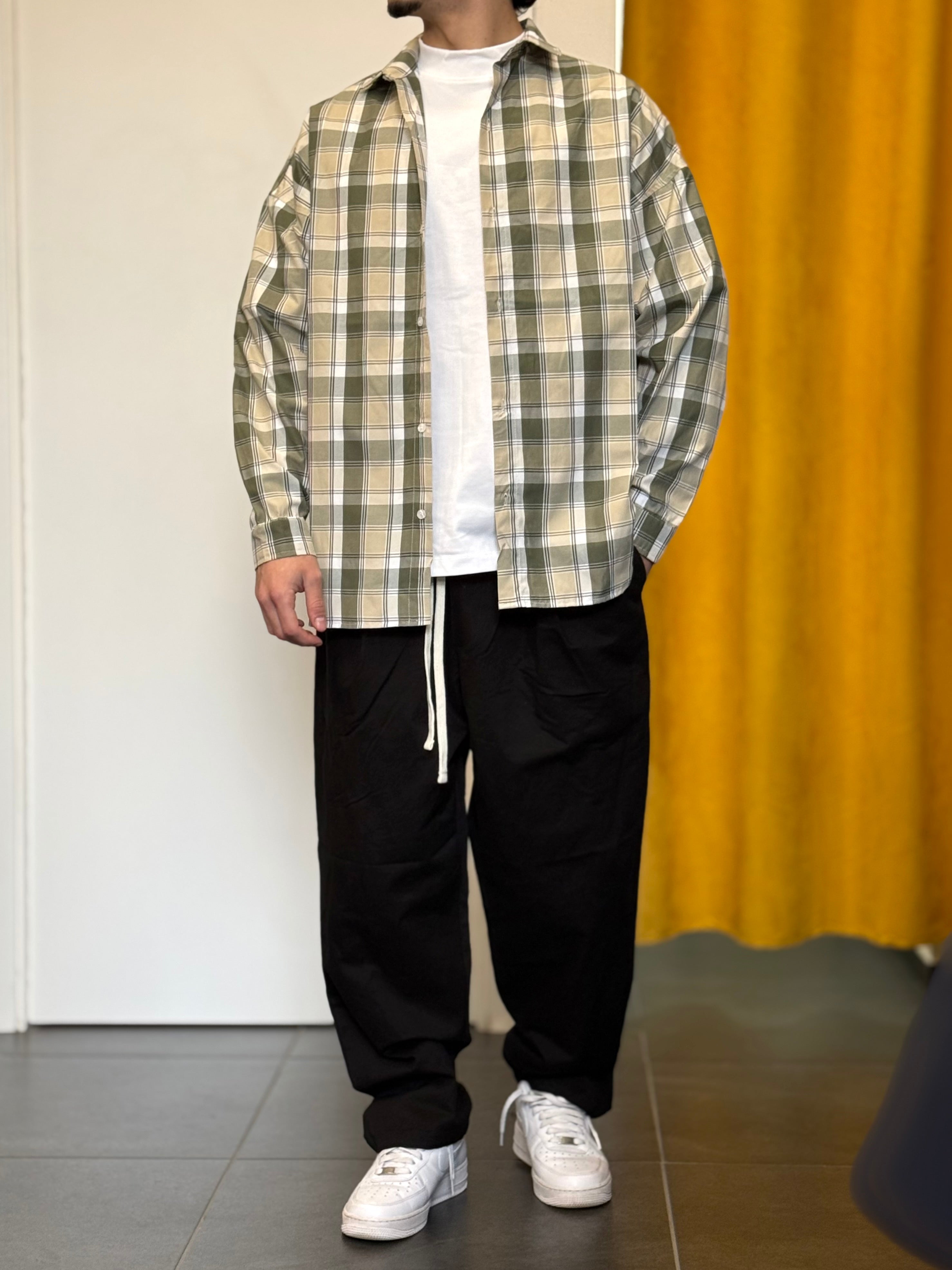 CAMICIA A Quadri OVERSIZE VERDE