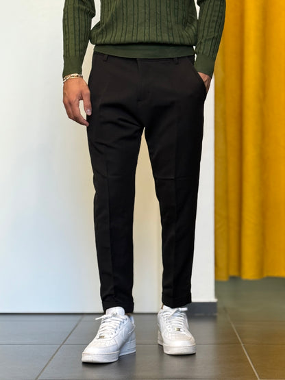 PANTALONE Elegante Slim Fit NERO