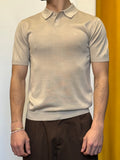 POLO 2 Bottoni Slim Fit BEIGE