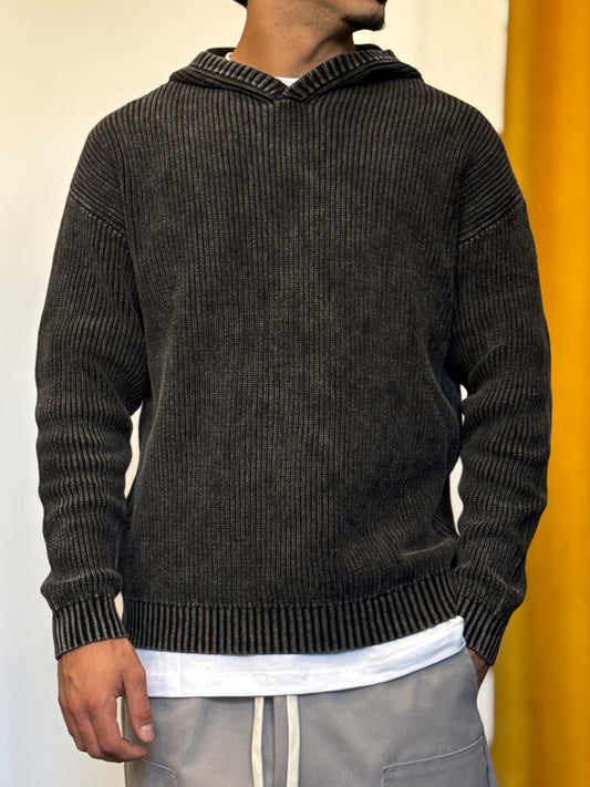 FELPA In Maglia GRIGIO SCURO