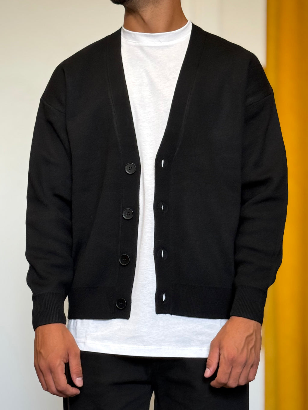 CARDIGAN Regular Fit NERO