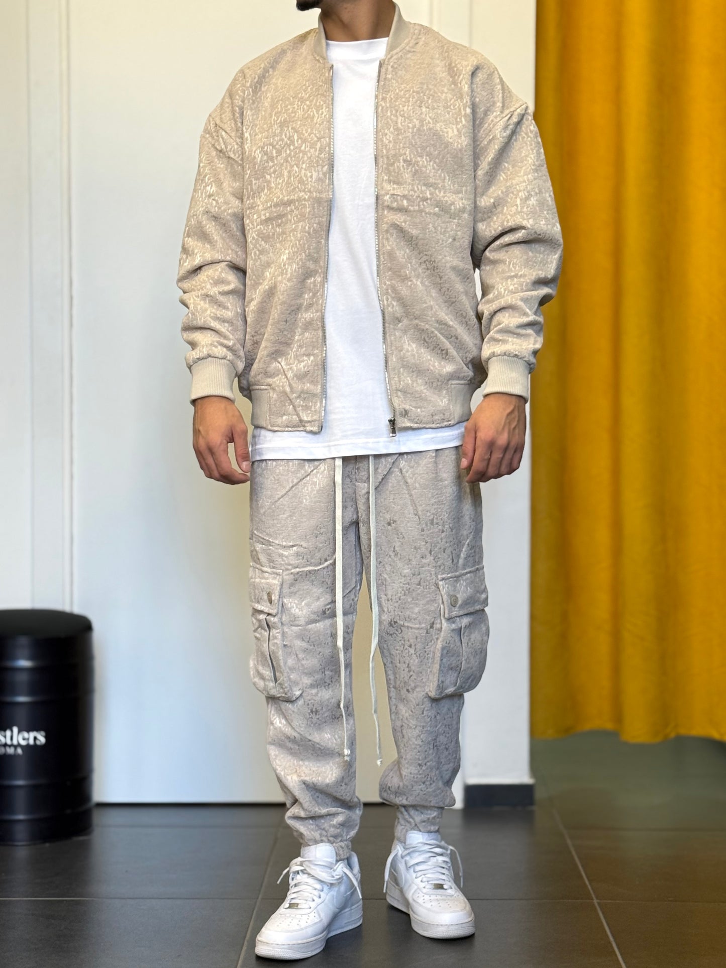 GIACCA Bomber BEIGE CHIARO