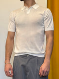 POLO 2 Bottoni Slim Fit BIANCO