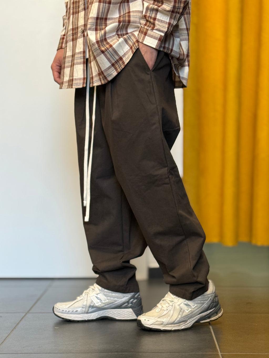 PANTALONE Casual Over MARRONE