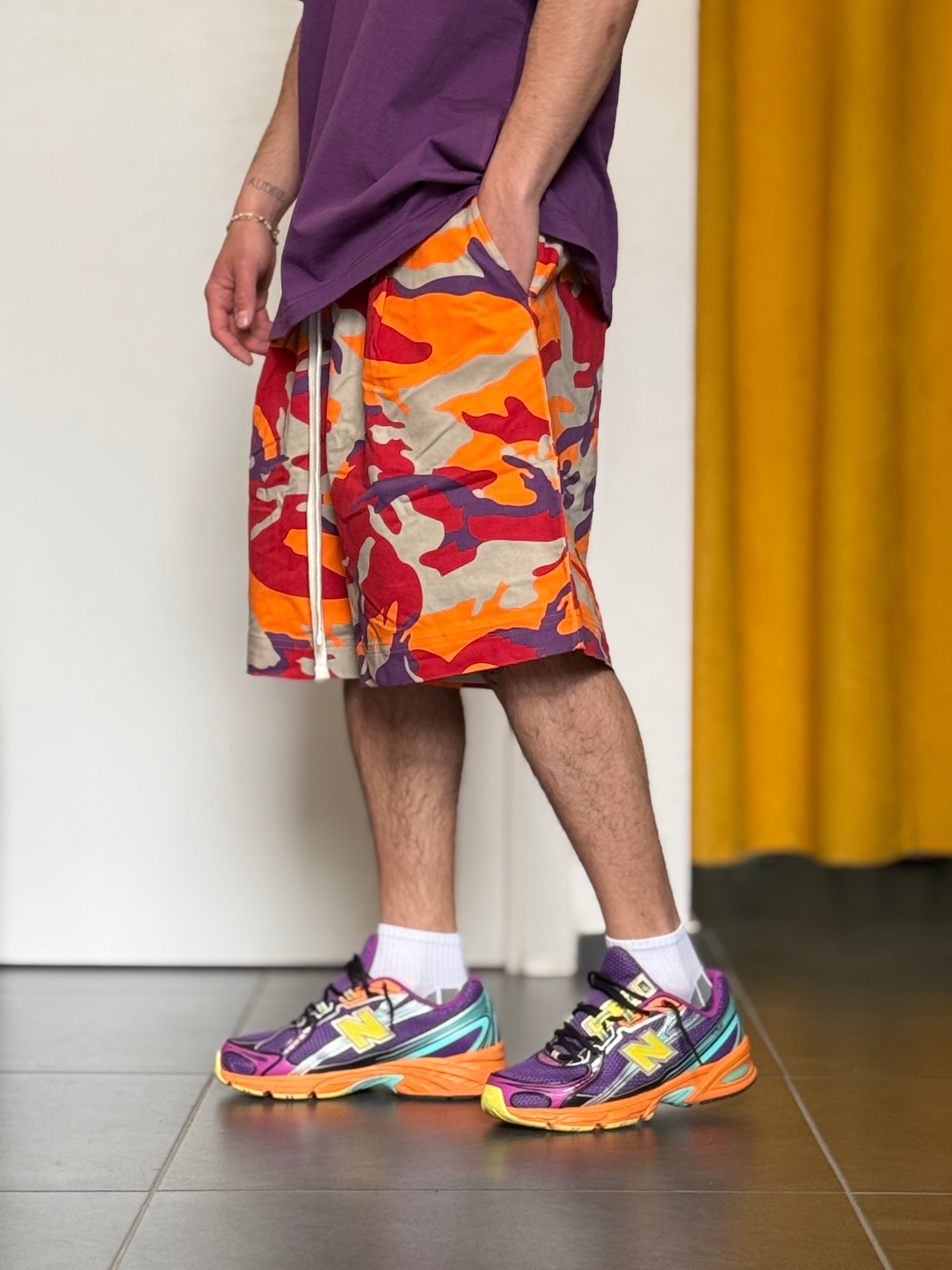 BERMUDA CAMO -PREMIUM- Over ARANCIO