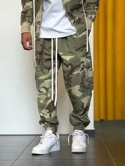 COORDINATO Cargo Camouflage VERDE
